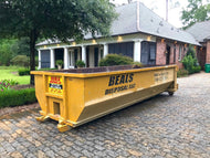 Concrete dumpster rental for heavy debris and demolition cleanup in South Louisiana